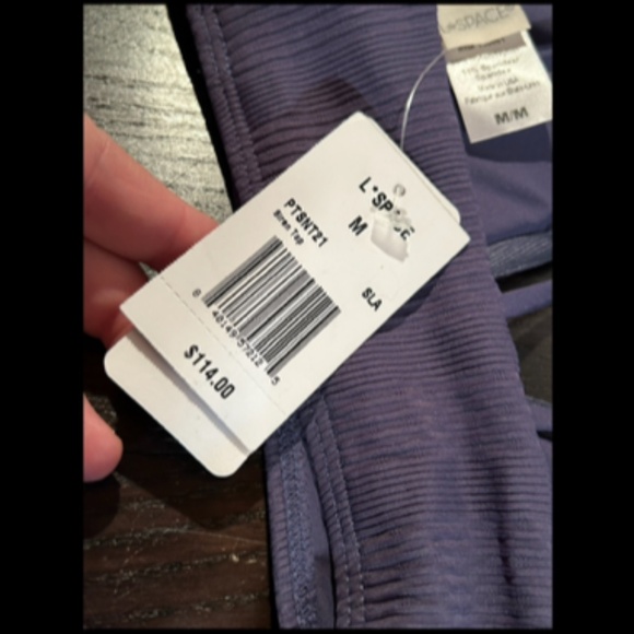 L*Space Siren Pointelle Ribbed Bikini Top in Slate Size M - NWT - Picture 10 of 12